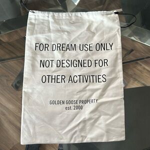 Golden goose dustbag for sneakers